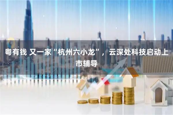 粤有钱 又一家“杭州六小龙”，云深处科技启动上市辅导