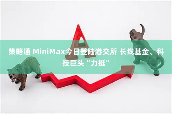 策略通 MiniMax今日登陆港交所 长线基金、科技巨头“力挺”